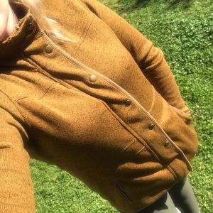 Eddie Bauer burnt orange fleece